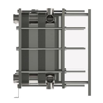 NBR Sanitary Gasket Plate Heat Exchanger khung thép không gỉ Fad Class