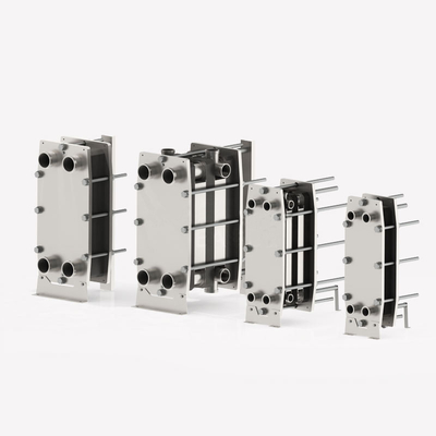Thép không gỉ công nghiệp vệ sinh sữa lỏng đĩa trao đổi nhiệt Pasteurizer hơi bốc đĩa trao đổi nhiệt
