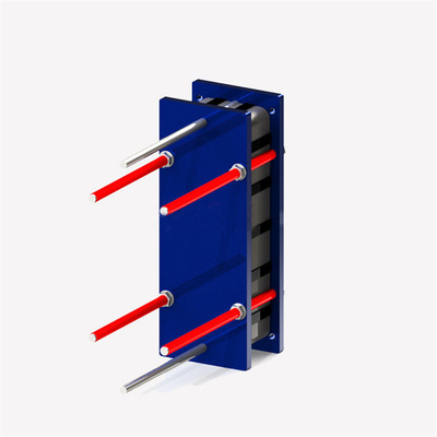 Máy trao đổi nhiệt tấm gasket bán hàn nước để nước để làm mát