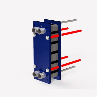 Máy trao đổi nhiệt tấm gasket bán hàn nước để nước để làm mát
