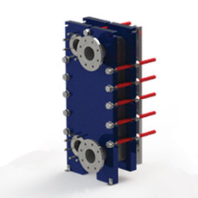 Máy trao đổi nhiệt bán hàn Máy trao đổi nhiệt tấm gasket để sử dụng trong nhà máy sản xuất