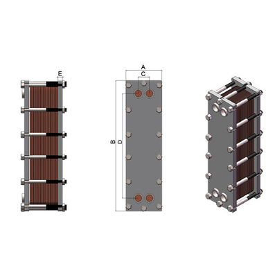 Máy trao đổi nhiệt CO2 áp suất cao Máy trao đổi nhiệt thụ tinh