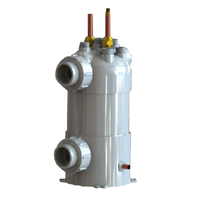 Máy trao đổi nhiệt PVC tiên tiến cho máy sưởi hồ bơi chống ăn mòn và thu hồi nhiệt thải