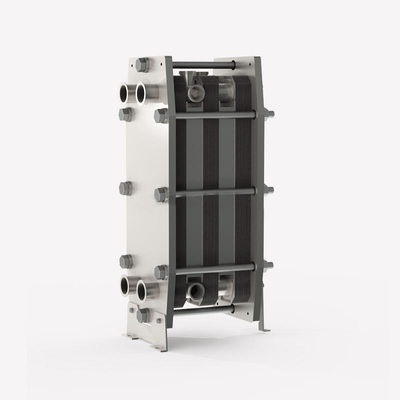 Sanitary Stainless Steel Heating Cooling Plate Máy trao đổi nhiệt cho bia sữa nước
