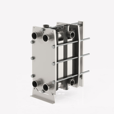 Thép không gỉ công nghiệp vệ sinh sữa lỏng Pasteurizer hơi nước Gasket tấm trao đổi nhiệt