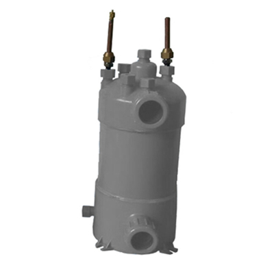 Bơm nhiệt bể bơi ống titan cuộn PVC Shell trao đổi nhiệt