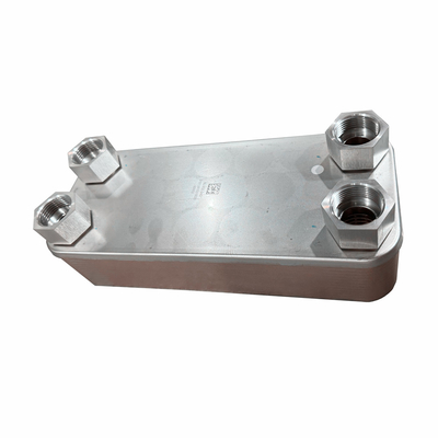 Hiệu suất truyền nhiệt cao Stainless Steel Brazed Plate Heat Exchanger cho máy lạnh HVAC Lỏng đến nước làm mát