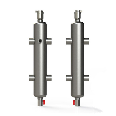 Máy tách phẳng thủy lực Hvac Thép không gỉ Bầu nóng sàn Máy tách thủy lực