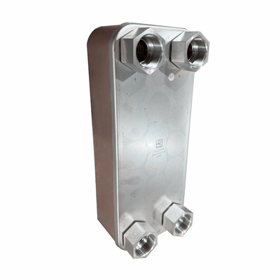 Hiệu suất truyền nhiệt cao Stainless Steel Brazed Plate Heat Exchanger cho máy lạnh HVAC Lỏng đến nước làm mát