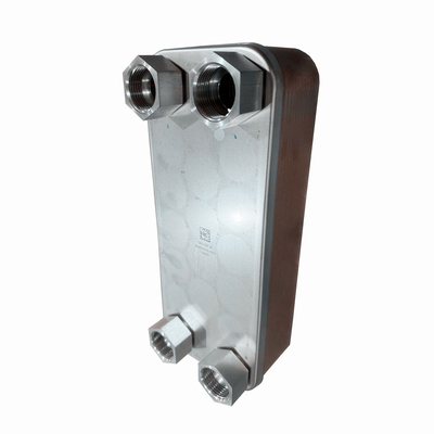 Giá cạnh tranh Chuyển đổi nhiệt tấm đồng đúc cho HVAC máy lạnh máy bơm nhiệt & condenser evaporator cooler